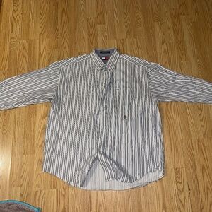 Tommy Hilfiger Striped Button Down Size L